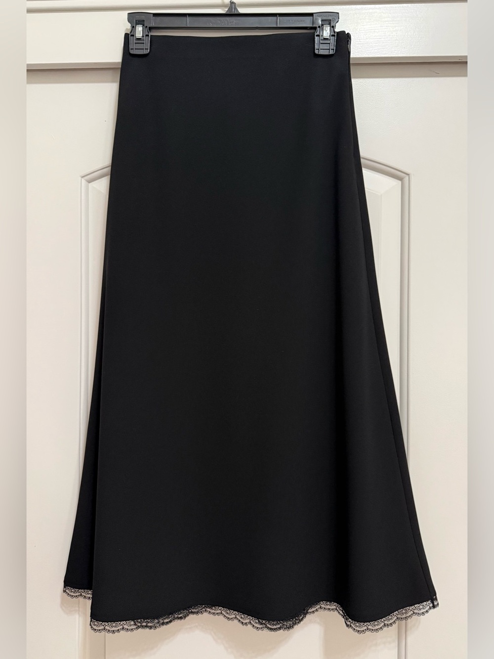 BERENICE France midi black lace skirt